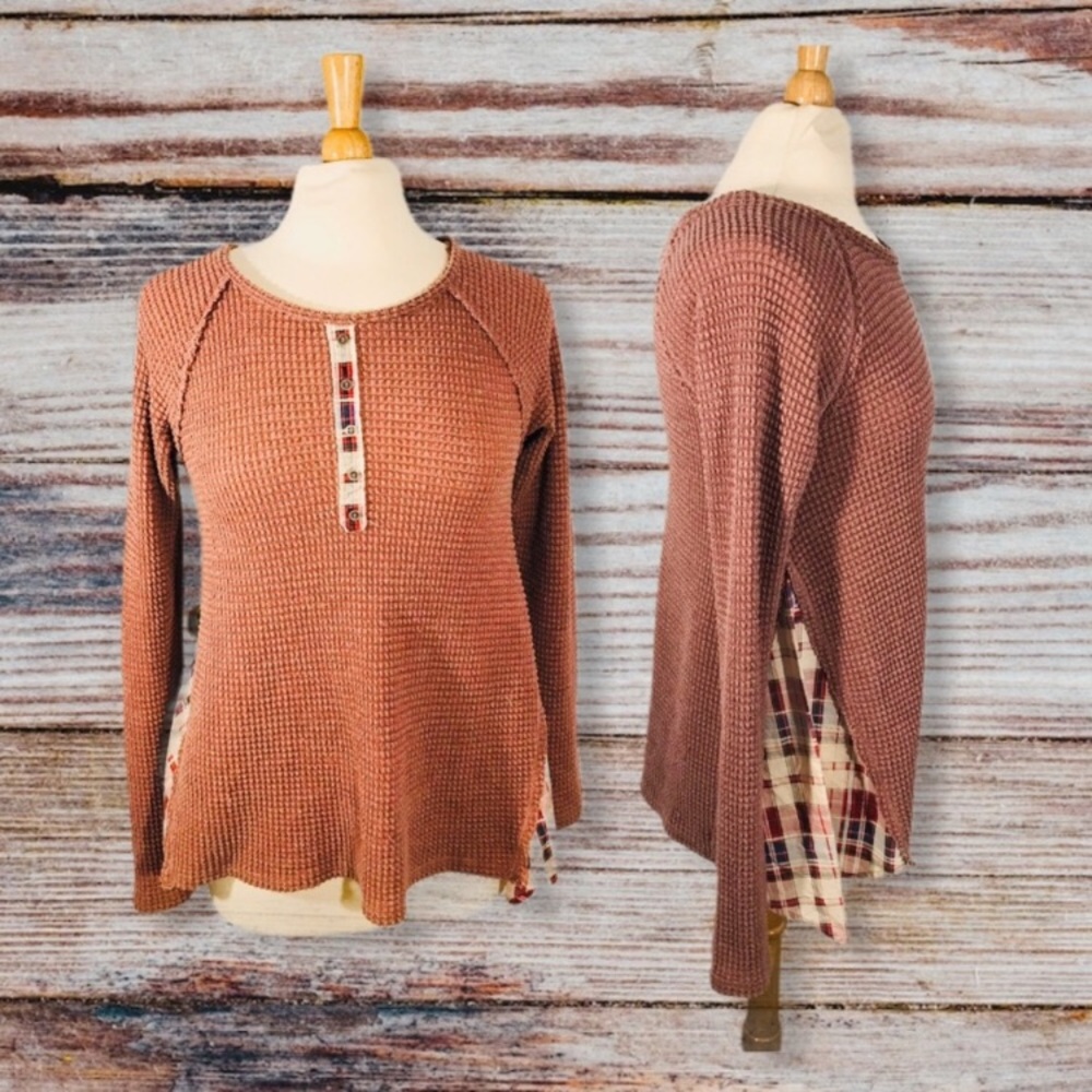 Hem & Thread waffle knit thermal